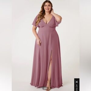 Azazie Kimber in Vintage Mauve, sz 16